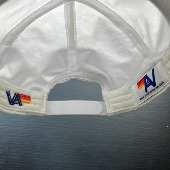 Aviator Nation - Vintage Nylon Trucker Hat. Snap back. White. - Picture 5 of 6